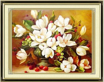 54*46CM Needlework,DIY DMC Cross stitch,Sets For Embroidery kits, Elegant Blossom Flower Pattern Cross-Stitch,Wall Home Decro
54*46CM Needlework,DIY DMC Cross stitch,Sets For Embroidery kits, Elegant Blossom Flower Pattern Cross-Stitch,Wall Home Decro