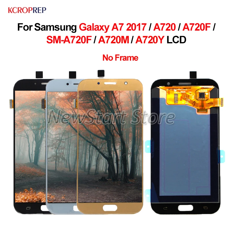 For Samsung Galaxy A7 2017 LCD Display Touch Screen Assembly 5.7" No Frame For Samsung A720 A720F SM-A720F A720M A720Y lcd
For Samsung Galaxy A7 2017 LCD Display Touch Screen Assembly 5.7" No Frame For Samsung A720 A720F SM-A720F A720M A720Y lcd