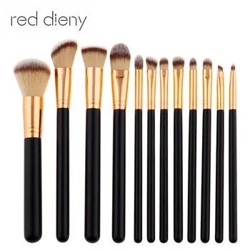 Professional 12pcs makeup brush Beauty tools Foundation Powder Eyeshadow makeup brush Sets Cylinder Gradient hair black handle
Professional 12pcs makeup brush Beauty tools Foundation Powder Eyeshadow makeup brush Sets Cylinder Gradient hair black handle
