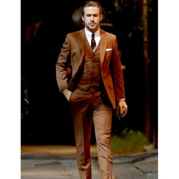 2017 Latest Coat Brown Men Suit Slim Fit Skinny 3 Pieces Tuxedo Custom Groom mens Blazer kingsman Party Suits Terno Masculino
2017 Latest Coat Brown Men Suit Slim Fit Skinny 3 Pieces Tuxedo Custom Groom mens Blazer kingsman Party Suits Terno Masculino
