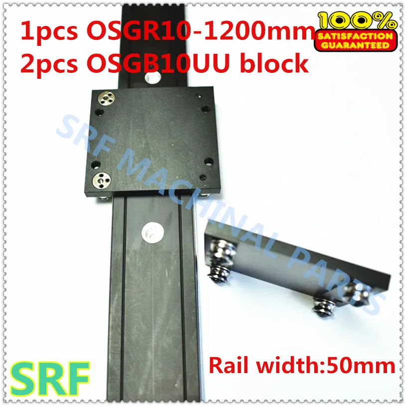 50mm width Aluminum roller linear guide rail external dual axis linear guide 1pcs OSGR10 L=1200mm+2pcs OSGB10 block
50mm width Aluminum roller linear guide rail external dual axis linear guide 1pcs OSGR10 L=1200mm+2pcs OSGB10 block
