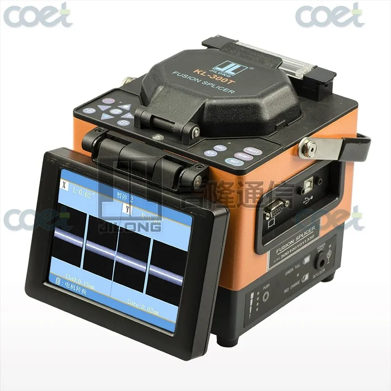 JILONG KL-300T Fiber Optic Fusion Splicer Splicing Machine with Fiber Cleaver
JILONG KL-300T Fiber Optic Fusion Splicer Splicing Machine with Fiber Cleaver