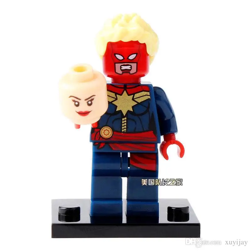 Single Sale Captain Ms. Marvel Super Heroes Captain America 3 Civil War Minifig Model Building Assemble Blocks Kids Toys Gifts
Single Sale Captain Ms. Marvel Super Heroes Captain America 3 Civil War Minifig Model Building Assemble Blocks Kids Toys Gifts
