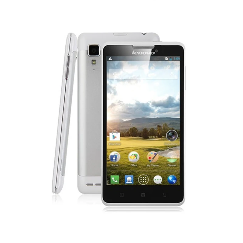 Оригинальный Lenovo P780 сотовые телефоны mtk6589 4 ядра 5 "1280x720 Android 4.4 Горилла glass1280x720 1