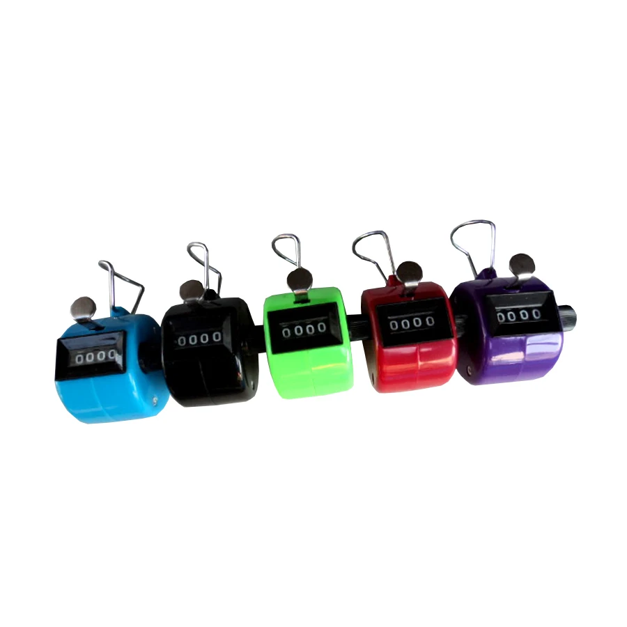 Unisex Four Digits Hand Held Plastic Manual Counter for Mini Color Mechanical Tally Counter Outdoor Fitness Exercise Equipment
Unisex Four Digits Hand Held Plastic Manual Counter for Mini Color Mechanical Tally Counter Outdoor Fitness Exercise Equipment
