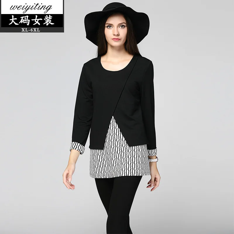 Europe and the United States large yards of the new ladies 200 kg fat MM fat plus fashionable fashion slits fake two tops
Europe and the United States large yards of the new ladies 200 kg fat MM fat plus fashionable fashion slits fake two tops