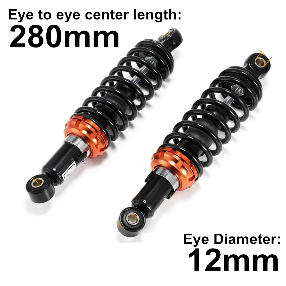 Black Universal 11" 280mm Air Shock Absorber Motorcycle Rear Suspension Spring Damper Replacement For Yamaha
Black Universal 11" 280mm Air Shock Absorber Motorcycle Rear Suspension Spring Damper Replacement For Yamaha
