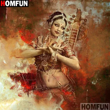 HOMFUN Diamond Painting Cross Stitch "Indian beauty" Full Square Round Diy 5d Diamond Embroidery Picture Rhinestone Art A14744
HOMFUN Diamond Painting Cross Stitch "Indian beauty" Full Square Round Diy 5d Diamond Embroidery Picture Rhinestone Art A14744