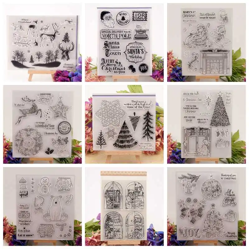 20 styles Christmas Santa Tree House Transparent Silicone Clear Stamps for Scrapbooking DIY Paper Card Making Decorative Craft
20 styles Christmas Santa Tree House Transparent Silicone Clear Stamps for Scrapbooking DIY Paper Card Making Decorative Craft
