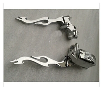 7/8" 22mm Handlebar Eagle Reservoir Flame Brake Clutch Levers For Honda Yamaha Suzuki Kawasaki Triumph Bobber Custom Chopper 
7/8" 22mm Handlebar Eagle Reservoir Flame Brake Clutch Levers For Honda Yamaha Suzuki Kawasaki Triumph Bobber Custom Chopper