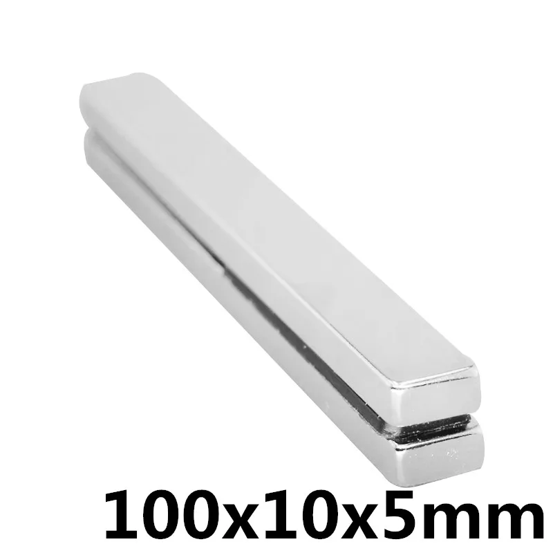 2pcs 100 x 10 x 5mm Square Block Long Bar Super Strong Magnet Rare Earth Neodymium Permanent Magnets N35Powerful
2pcs 100 x 10 x 5mm Square Block Long Bar Super Strong Magnet Rare Earth Neodymium Permanent Magnets N35Powerful