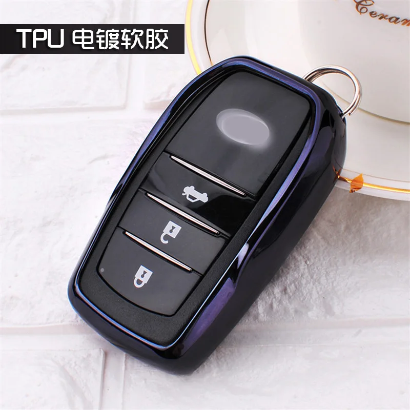 TPU Car Key Case For Toyota Electric plating Cover Camry Highlander Prado Crown Land Cruiser Prius Vitz Smart Key Protect shell
TPU Car Key Case For Toyota Electric plating Cover Camry Highlander Prado Crown Land Cruiser Prius Vitz Smart Key Protect shell
