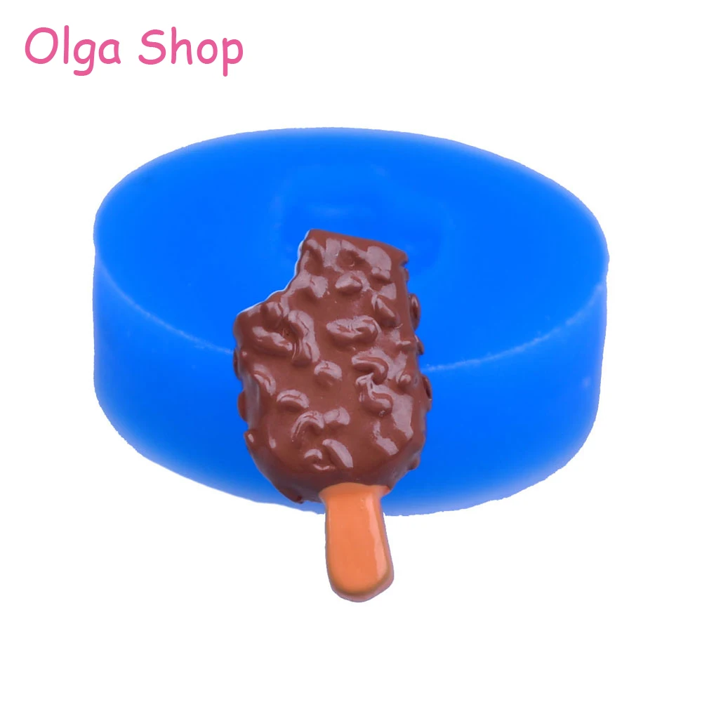XYL147 21.1mm Bitten Ice Cream Bar Silicone Mold - Popsicle Mold Fondant Craft, Cake Decoration, Resin, Chocolate, Gum Paste Wax
XYL147 21.1mm Bitten Ice Cream Bar Silicone Mold - Popsicle Mold Fondant Craft, Cake Decoration, Resin, Chocolate, Gum Paste Wax
