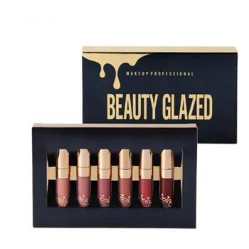 Brand Lip Makeup Matte stick Gloss Easy To Wear Long-lasting Waterproof 6 Colors In Set Nice Face
Brand Lip Makeup Matte stick Gloss Easy To Wear Long-lasting Waterproof 6 Colors In Set Nice Face