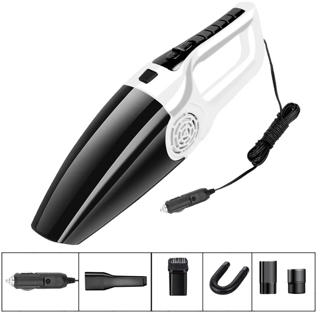 Appliance - Car Vacuum Cleaner 120W Portable Handheld Vacuum Cleaner Wet and Dry Dual Use Car Vacuum 12V