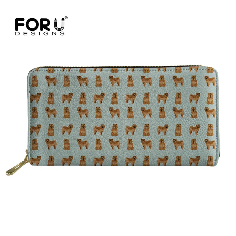 FORUDESIGNS Leather Wallet Women Clutch Chow Dog Pattern Ladies Phone Bag Coin Purse Multi-card Card Holders Portefeuille Femme
FORUDESIGNS Leather Wallet Women Clutch Chow Dog Pattern Ladies Phone Bag Coin Purse Multi-card Card Holders Portefeuille Femme
