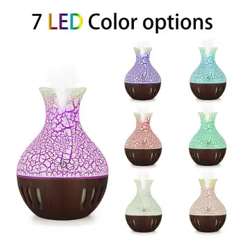 130mL Wood Grain USB LED Aroma Essential Oil Diffuser Ultrasonic Air Humidifier 7 Color Night Light for Home Living Room New
130mL Wood Grain USB LED Aroma Essential Oil Diffuser Ultrasonic Air Humidifier 7 Color Night Light for Home Living Room New