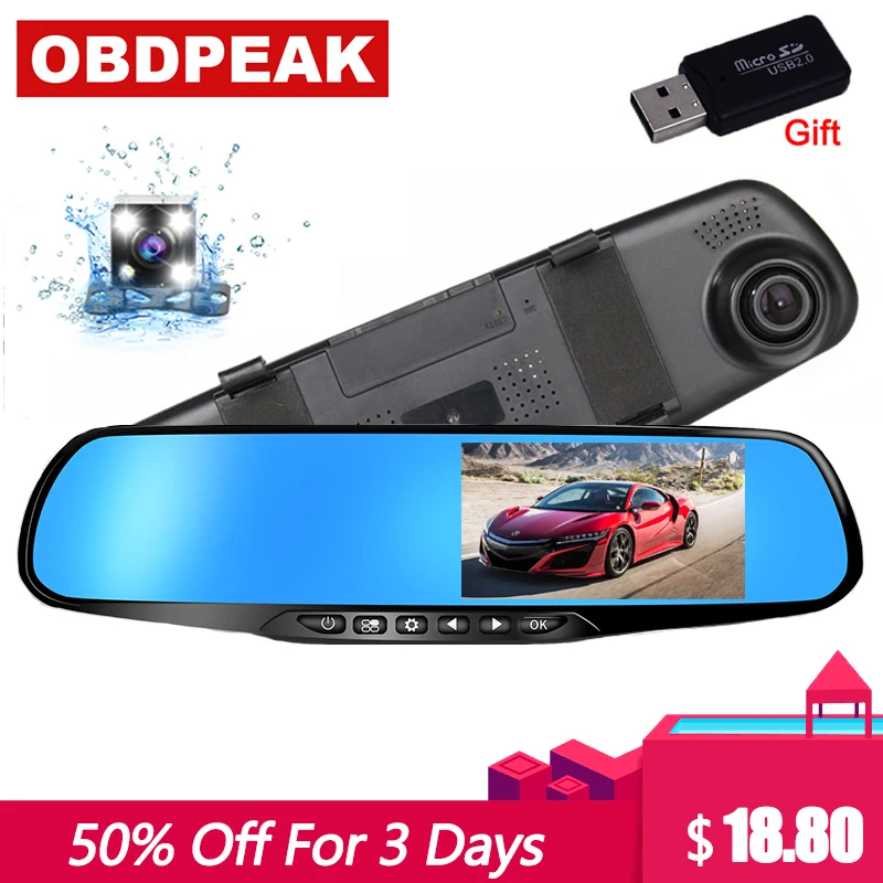 High Quality Car DVR Rearview Mirror 4.3 Inch Full HD 1080P G-Sensor Auto Digital Video Record Dual Lens Registratory Camcorder
High Quality Car DVR Rearview Mirror 4.3 Inch Full HD 1080P G-Sensor Auto Digital Video Record Dual Lens Registratory Camcorder
