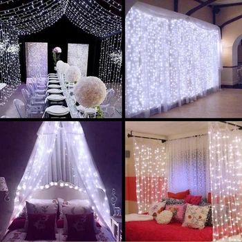 3M Wedding Background String Lights Window Curtain Party Hotel Bar Decoration Lamps home garden party decor
3M Wedding Background String Lights Window Curtain Party Hotel Bar Decoration Lamps home garden party decor