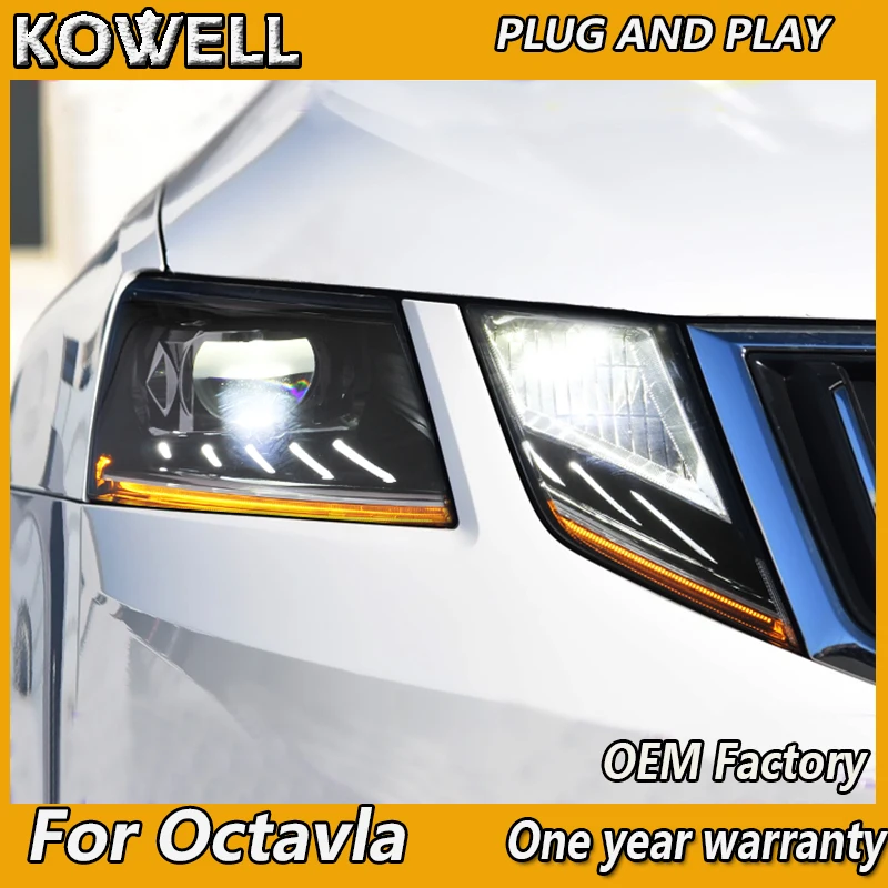 KOWELL Car Styling For Skoda Octavia Headlights 2018 New Octavia ALL LED Headlight LED DRL Lens High Low Beam Parking
KOWELL Car Styling For Skoda Octavia Headlights 2018 New Octavia ALL LED Headlight LED DRL Lens High Low Beam Parking