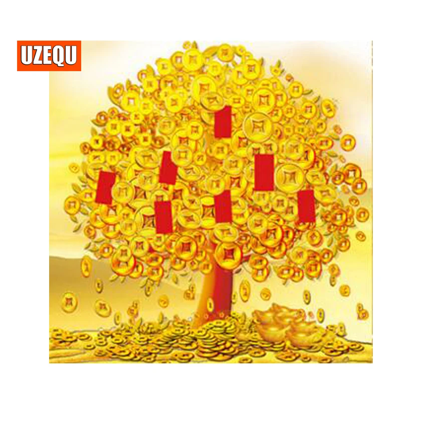 UzeQu Chinese Diamond Embroidery Money Tree Full DIY Diamond Painting Cross Stitch Diamond Mosaic Bead Picture Rhinestone Crafts
UzeQu Chinese Diamond Embroidery Money Tree Full DIY Diamond Painting Cross Stitch Diamond Mosaic Bead Picture Rhinestone Crafts