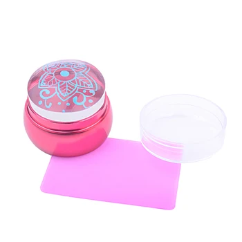 1 set chessman shape nail stamping stamper pink Transparent Silicone nail art seal with scraper Polish Print Transfer diy kit
1 set chessman shape nail stamping stamper pink Transparent Silicone nail art seal with scraper Polish Print Transfer diy kit