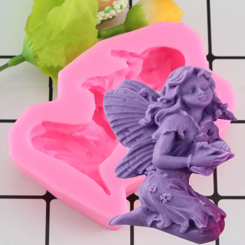 3D Craft Soap Angel Silicone Mold Resin Clay Candle Molds Fairy Fondant Cake Decorating Tools Chocolate Candy Gumpaste Moulds
3D Craft Soap Angel Silicone Mold Resin Clay Candle Molds Fairy Fondant Cake Decorating Tools Chocolate Candy Gumpaste Moulds