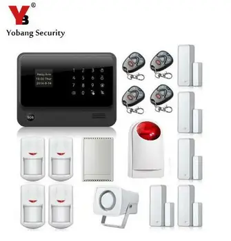 Yobang Security 2.4G WiFi GPRS GSM Alarm !English Russian Spanish French Voice Wireless GSM Alarm with LCD Keyboard wifi alarm
Yobang Security 2.4G WiFi GPRS GSM Alarm !English Russian Spanish French Voice Wireless GSM Alarm with LCD Keyboard wifi alarm