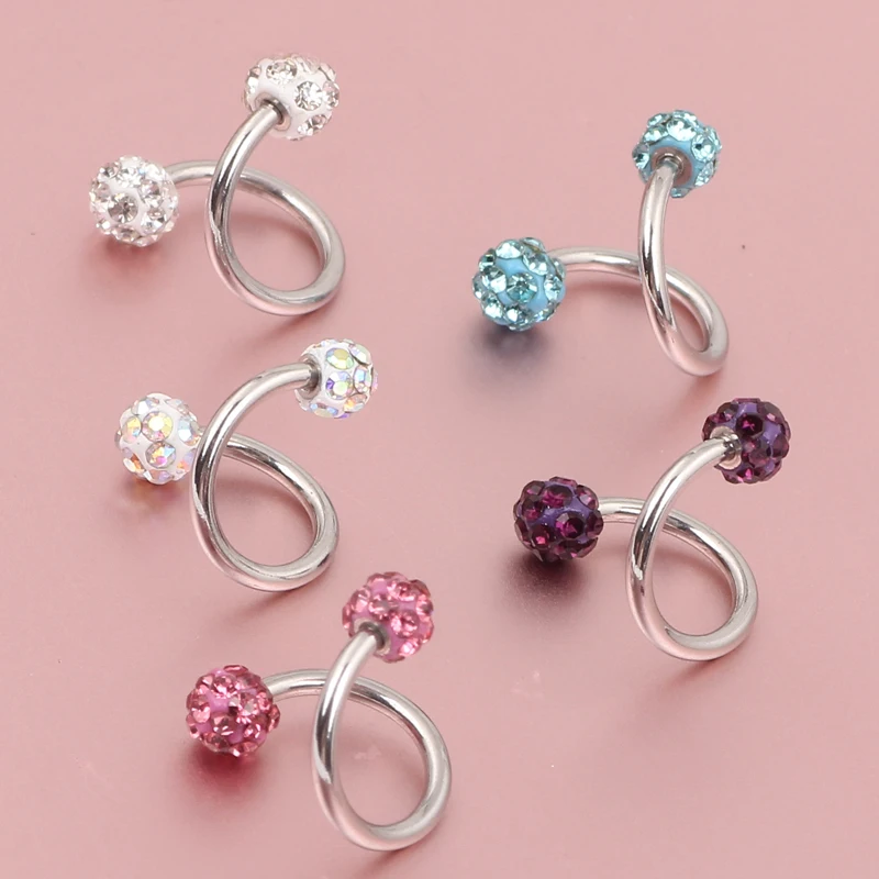 Spiral Helix Earrings And Get Free Shipping On Aliexpress