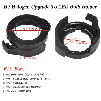 H7 LED Headlight Bulb Adapter Base Retainer Holder For VW Jetta MK5 2006 2007 2008 2009 2010 2011
H7 LED Headlight Bulb Adapter Base Retainer Holder For VW Jetta MK5 2006 2007 2008 2009 2010 2011
