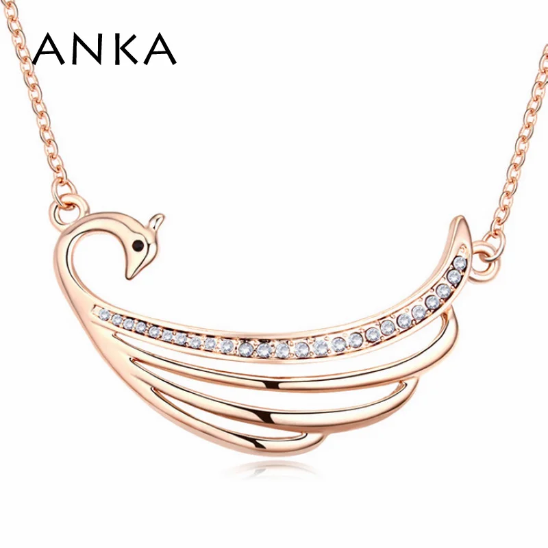 Valentine's Day Wing Peacock Crystal Necklace No lead-free nickel cadmium #102331
Valentine's Day Wing Peacock Crystal Necklace No lead-free nickel cadmium #102331