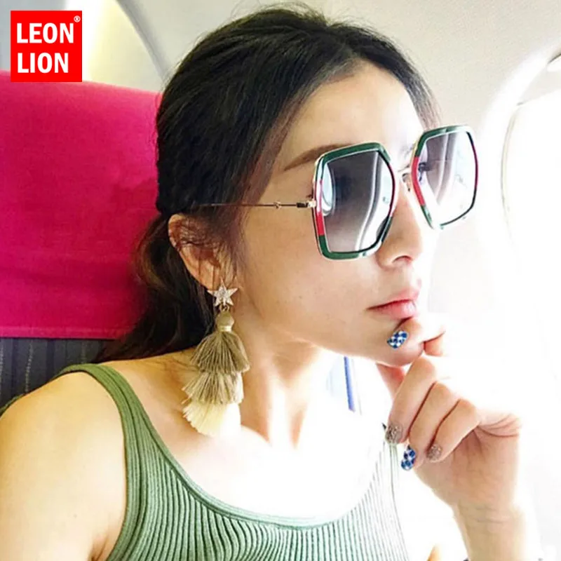 LeonLion 2019 Luxury Polygonal Large Frame Sunglasses Women Designer Travel Sun Glasses For Men Classic Retro Outdoor Glasses
LeonLion 2019 Luxury Polygonal Large Frame Sunglasses Women Designer Travel Sun Glasses For Men Classic Retro Outdoor Glasses