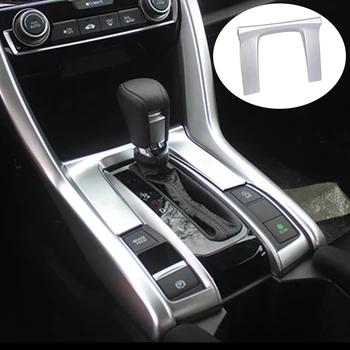 DWCX Car Styling ABS Matte Chrome Plated Silver Front Shift Gear Panel Trim Molding Cover Fit for Honda Civic Sedan 2016 2017
DWCX Car Styling ABS Matte Chrome Plated Silver Front Shift Gear Panel Trim Molding Cover Fit for Honda Civic Sedan 2016 2017