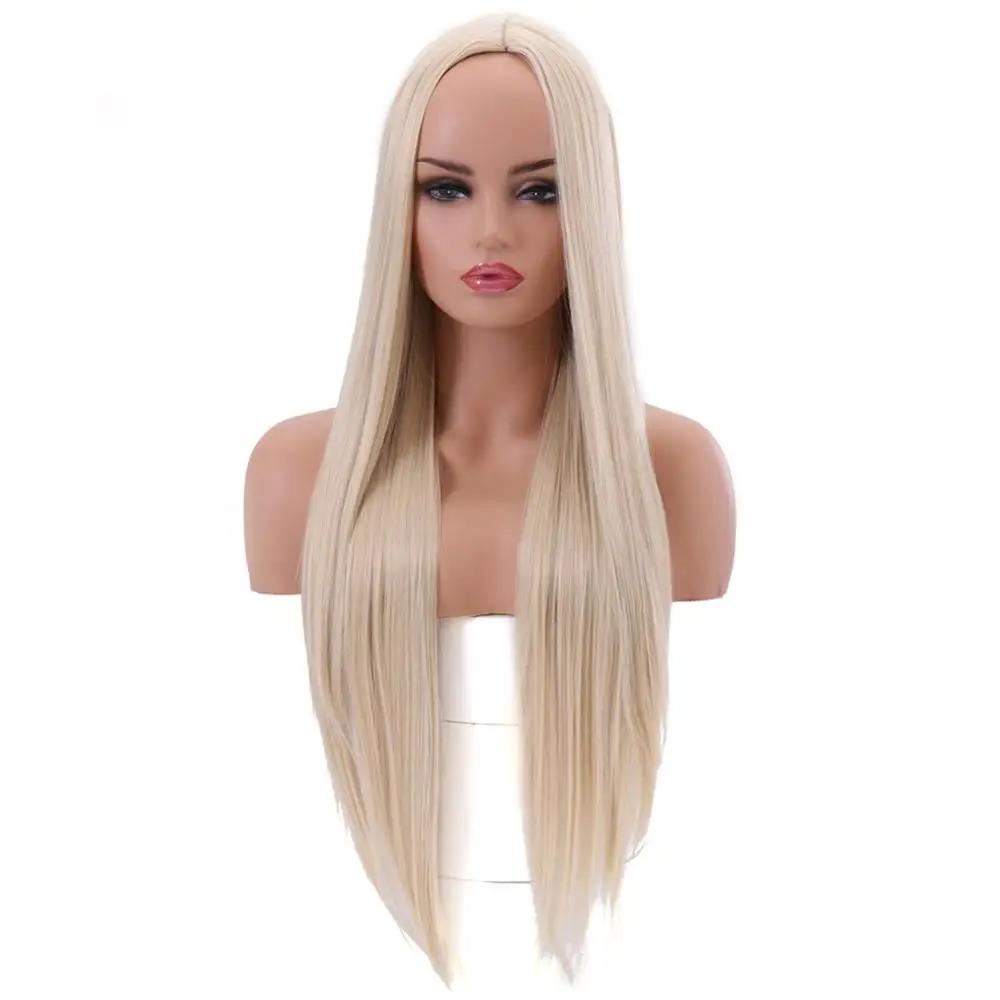 BESTUNG Long Straight Blonde Wigs for Women Synthetic Middle Parting Hair Wig for Cosplay
BESTUNG Long Straight Blonde Wigs for Women Synthetic Middle Parting Hair Wig for Cosplay