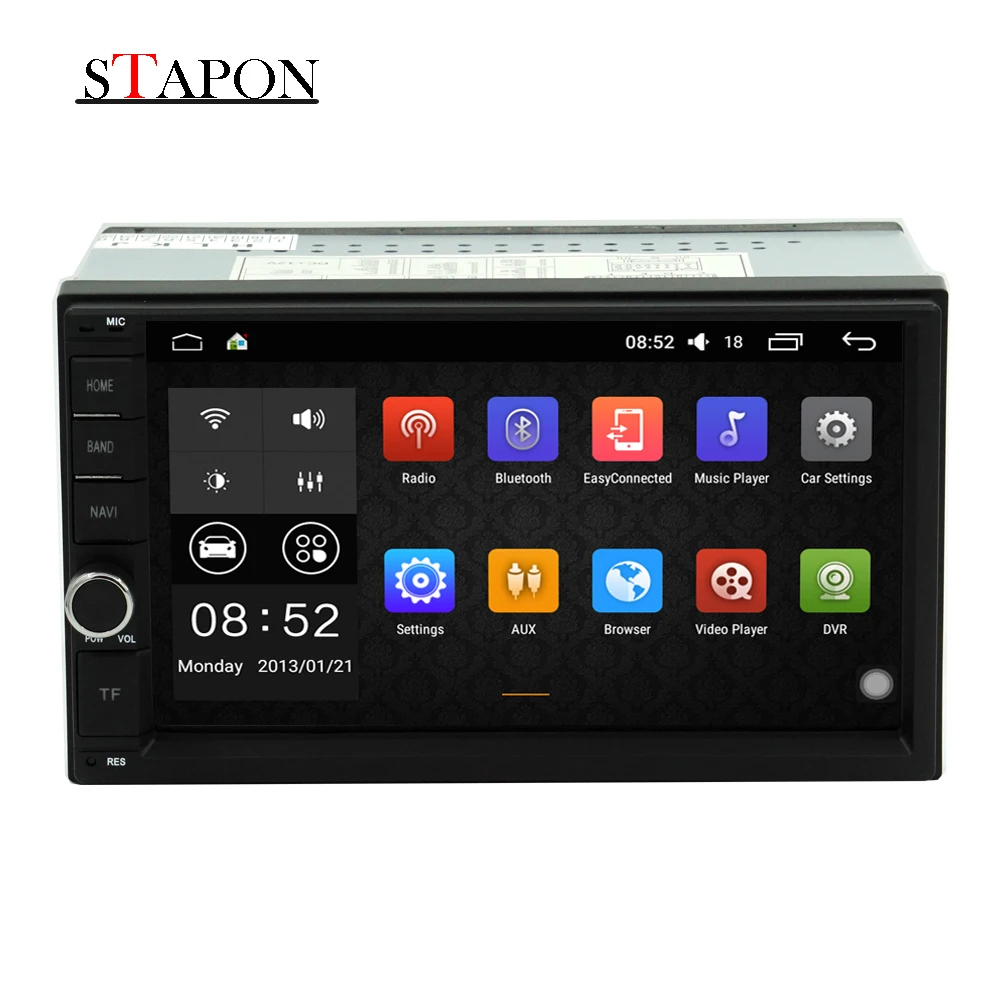 STAPON 7inch carDVD Android7.1 navigation with Bluetooth mirror link steering wheel control rear view RDS FM/AM 1+16G 7010BA
STAPON 7inch carDVD Android7.1 navigation with Bluetooth mirror link steering wheel control rear view RDS FM/AM 1+16G 7010BA