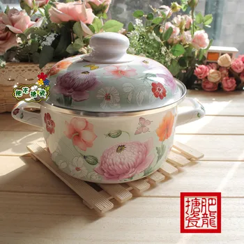 Export simple and elegant peony beightening 18cm 1.6l enamel pot soup pot sauceboxes
Export simple and elegant peony beightening 18cm 1.6l enamel pot soup pot sauceboxes