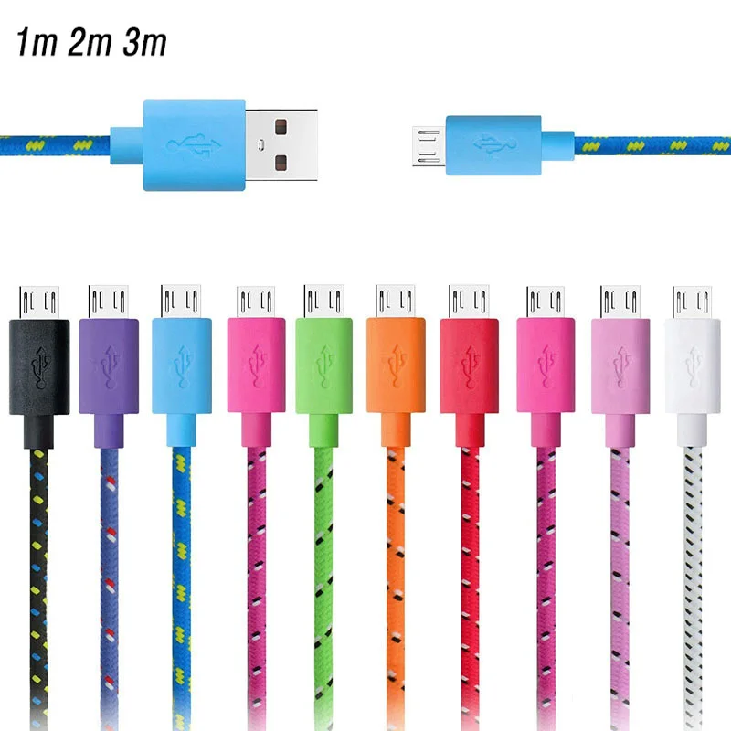 1/2/3 Meter Micro Usb Phone Cable Micro Usb Charger Cable Cord for Xiaomi Redmi Note 5 Pro 4X 6A Oukitel Android Charging Cable
1/2/3 Meter Micro Usb Phone Cable Micro Usb Charger Cable Cord for Xiaomi Redmi Note 5 Pro 4X 6A Oukitel Android Charging Cable