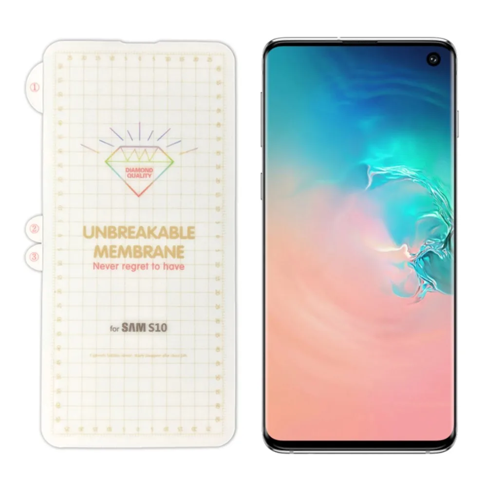 S10 Full Cover 0.15mm Hydrogel Protective Film for Samsung Galaxy S8 S9 Plus Note 8 Note 10 9 Front & Rear TPU Screen Protector
S10 Full Cover 0.15mm Hydrogel Protective Film for Samsung Galaxy S8 S9 Plus Note 8 Note 10 9 Front & Rear TPU Screen Protector