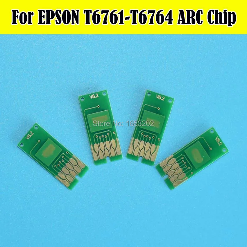 2Set T6761-T6764 T676 Auto Reset ARC Chip For Epson WP-4520 WP-4530 WP-4533 WP-4540 WP-4590 Printer Cartridge Chips
2Set T6761-T6764 T676 Auto Reset ARC Chip For Epson WP-4520 WP-4530 WP-4533 WP-4540 WP-4590 Printer Cartridge Chips