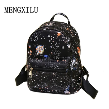 Fashion Star Universe Space Printing Women Leather Mochila Escolar Backpack Black School Bags For Teenage Girls Small Backpack
Fashion Star Universe Space Printing Women Leather Mochila Escolar Backpack Black School Bags For Teenage Girls Small Backpack