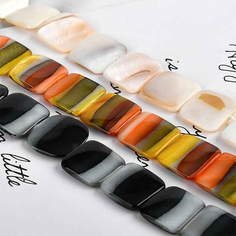 New style 40pcs/lot 18mm Color stripe print geometry square shape shell beads diy jewelry earring/bracelet/necklace accessory
New style 40pcs/lot 18mm Color stripe print geometry square shape shell beads diy jewelry earring/bracelet/necklace accessory