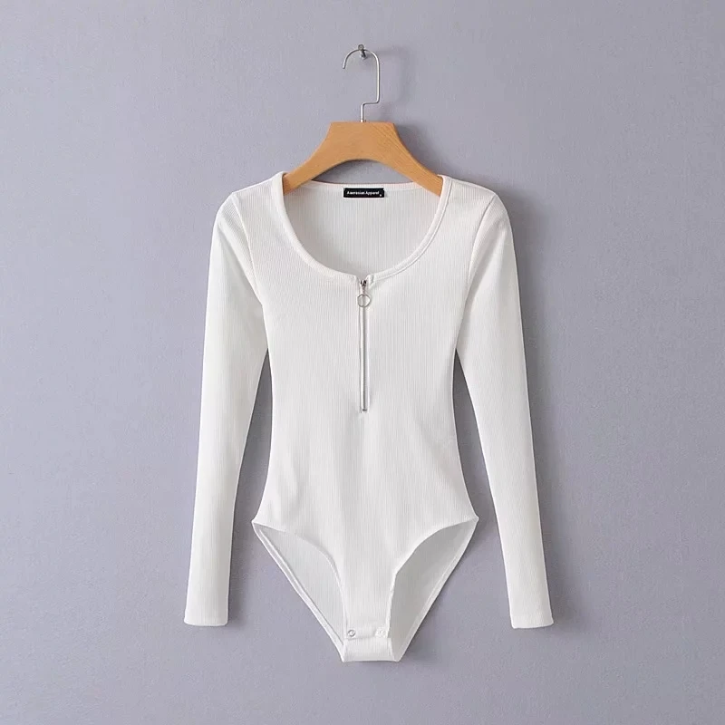 Long Sleeve Body Suit Bodysuit Front Zipper Leotard Sexy Women Jumpsuit Skinny Female Playsuits Slim Tshirt Catsuit 2018 Top
Long Sleeve Body Suit Bodysuit Front Zipper Leotard Sexy Women Jumpsuit Skinny Female Playsuits Slim Tshirt Catsuit 2018 Top