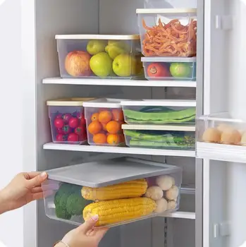 Refrigerator Vegetable Organizer Household Food Storage Box 3 Colors Transparent Plastic Dried Fruit Sealed Box
Refrigerator Vegetable Organizer Household Food Storage Box 3 Colors Transparent Plastic Dried Fruit Sealed Box