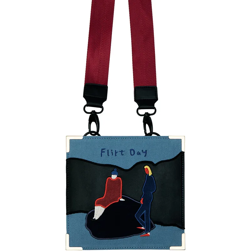 Original Canvas Metal Frame Messenger Bags ShoulderBag Slung Square Art Embroidery Crossbody Bags Women Handbags Shoulder Bags
Original Canvas Metal Frame Messenger Bags ShoulderBag Slung Square Art Embroidery Crossbody Bags Women Handbags Shoulder Bags