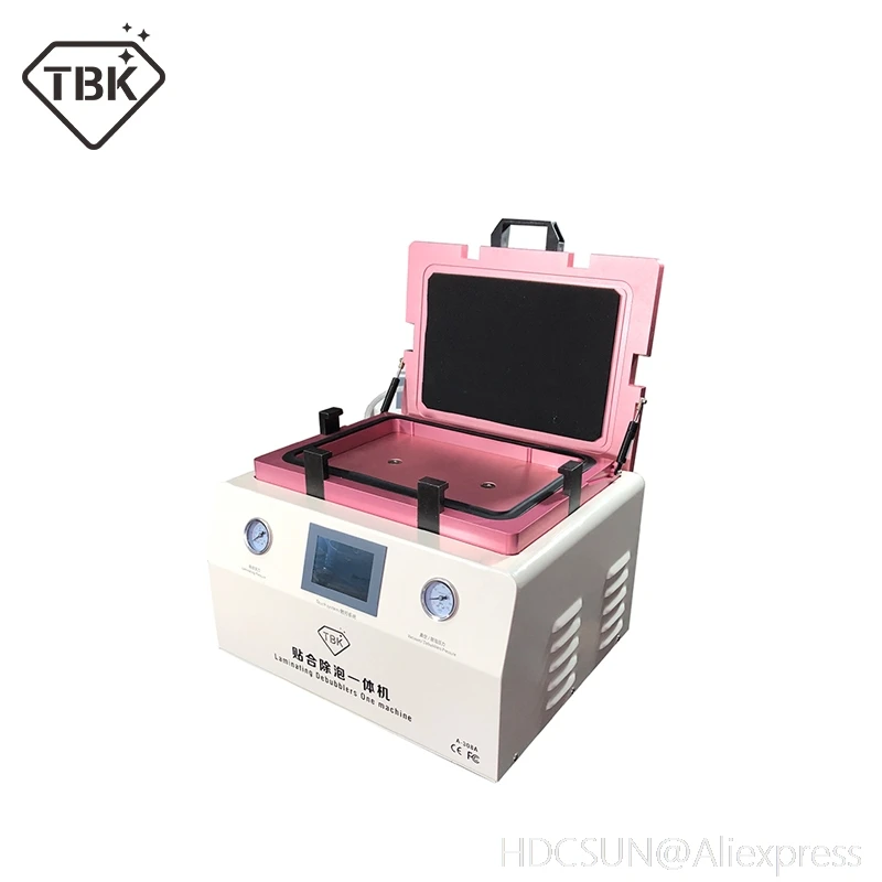 TBK-308A 15 Inch LCD Touch Screen Repair Automatic Bubble Removing Machine OCA Vacuum Laminating Machine with automatic lock gas
TBK-308A 15 Inch LCD Touch Screen Repair Automatic Bubble Removing Machine OCA Vacuum Laminating Machine with automatic lock gas
