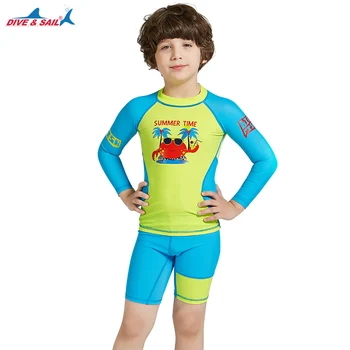 Swimsuit Rash Guards Kids Yellow/blue Sun Protection Swim Suit SPF+50 Swimwear Age 3-10 Years Bathing Suit Boys Girls Dive Sail
Swimsuit Rash Guards Kids Yellow/blue Sun Protection Swim Suit SPF+50 Swimwear Age 3-10 Years Bathing Suit Boys Girls Dive Sail