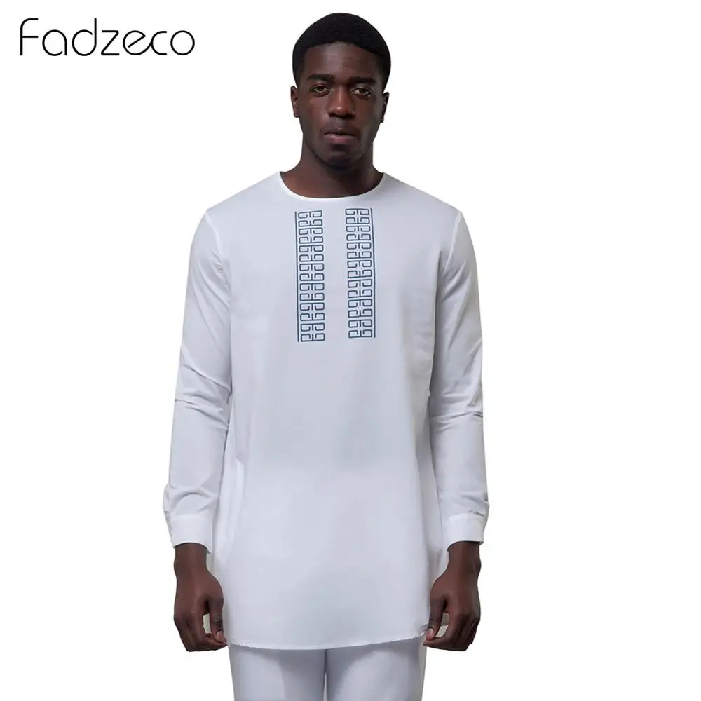 Fadzeco African Print T Shirt for Men Dashiki White Blouse Tops Long Sleeve Tribal Tee Shirt Male Casual Loose African Clothes 
Fadzeco African Print T Shirt for Men Dashiki White Blouse Tops Long Sleeve Tribal Tee Shirt Male Casual Loose African Clothes