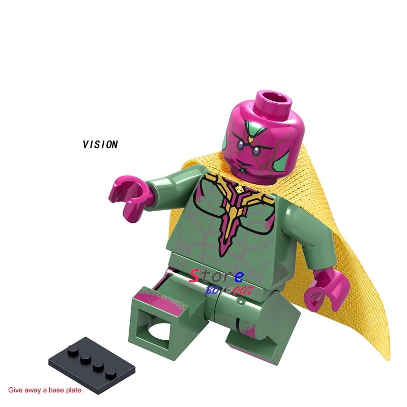 1PCS model building blocks action figures starwars superheroes Vision Marvel Avengers Mini dc diy toys for children gift
1PCS model building blocks action figures starwars superheroes Vision Marvel Avengers Mini dc diy toys for children gift