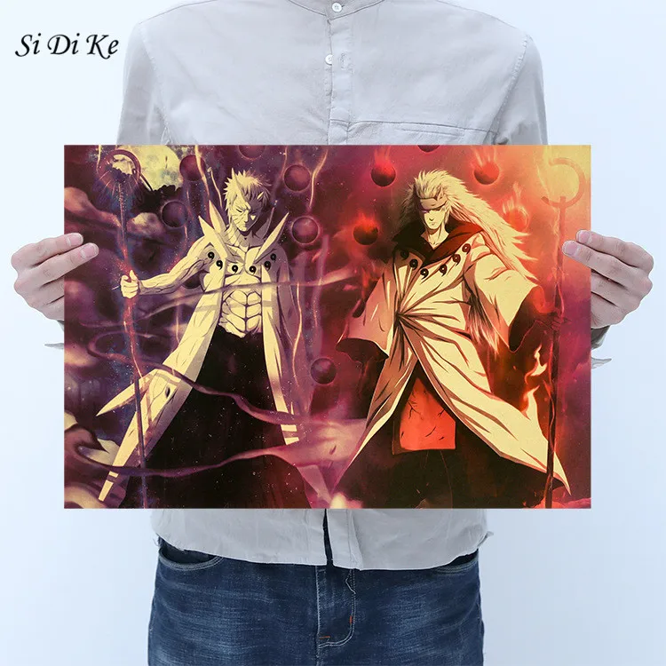 Si Di Ke Kraft Poster Retro Bar Decorative Painting Anime Poster Wall Decoration Naruto Poster Ninja Home Decoration
Si Di Ke Kraft Poster Retro Bar Decorative Painting Anime Poster Wall Decoration Naruto Poster Ninja Home Decoration