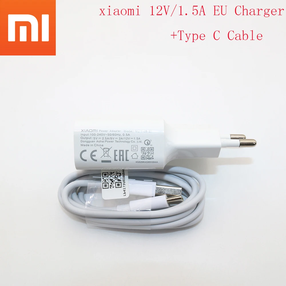 Original XIAOMI POCOPHONE F1 Charger EU Plug QC3.0 Fast Adapter 12V1.5A,Type C Cable Fast Charger For XIAOMI Poco F1 Mi 6 Note 3
Original XIAOMI POCOPHONE F1 Charger EU Plug QC3.0 Fast Adapter 12V1.5A,Type C Cable Fast Charger For XIAOMI Poco F1 Mi 6 Note 3